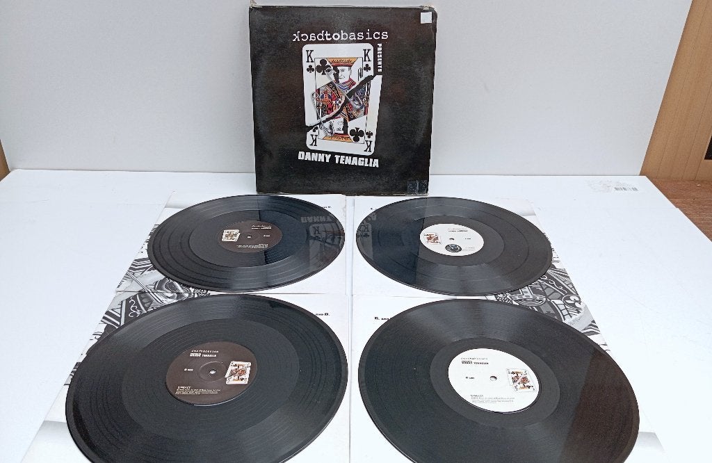 4 LP DANNY TENAGLIA BACK TO BASICS dance house, CD & DVD, Enlèvement ou Envoi, Utilisé, Dance, LP