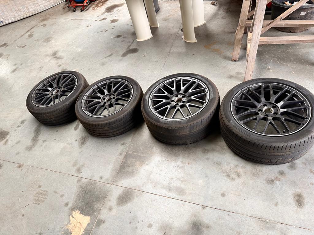Mercedes C klasse C63 AMG velgen set, Ophalen, Zo goed als nieuw