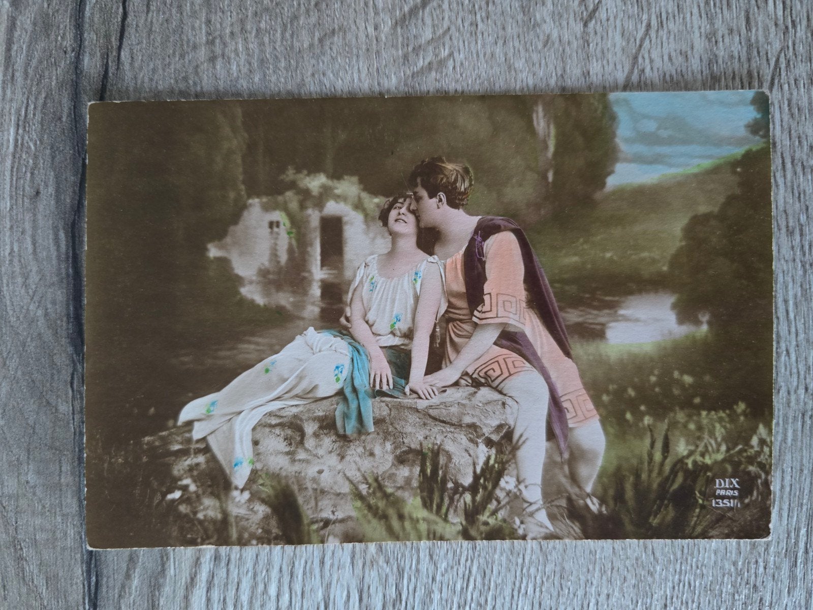 postkaart , uitgeverij DIX Paris , nr 1351 , 1900-1910, Ophalen of Verzenden