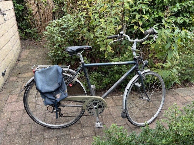 Herenfiets, Fietsen en Brommers, Ophalen, Velgrem, Versnellingen, Zo goed als nieuw