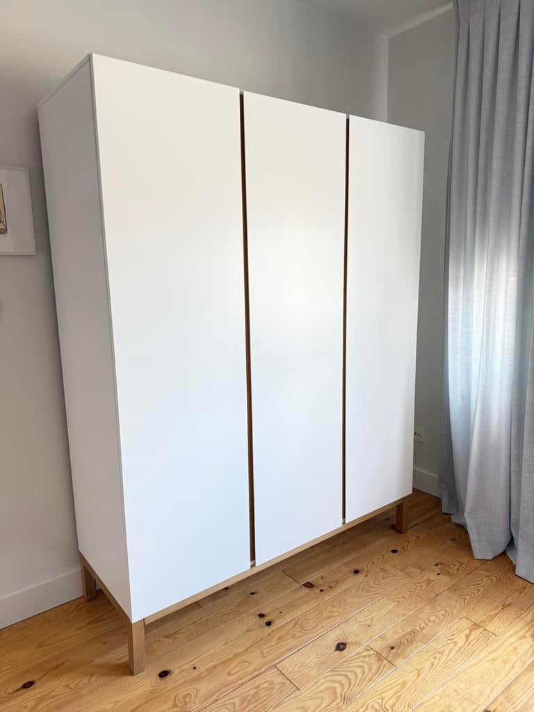 Quax Indigo 3 deuren kleerkast - perfecte staat! MOET WEG, Maison & Meubles, Armoires | Penderies & Garde-robes, Comme neuf, Enlèvement