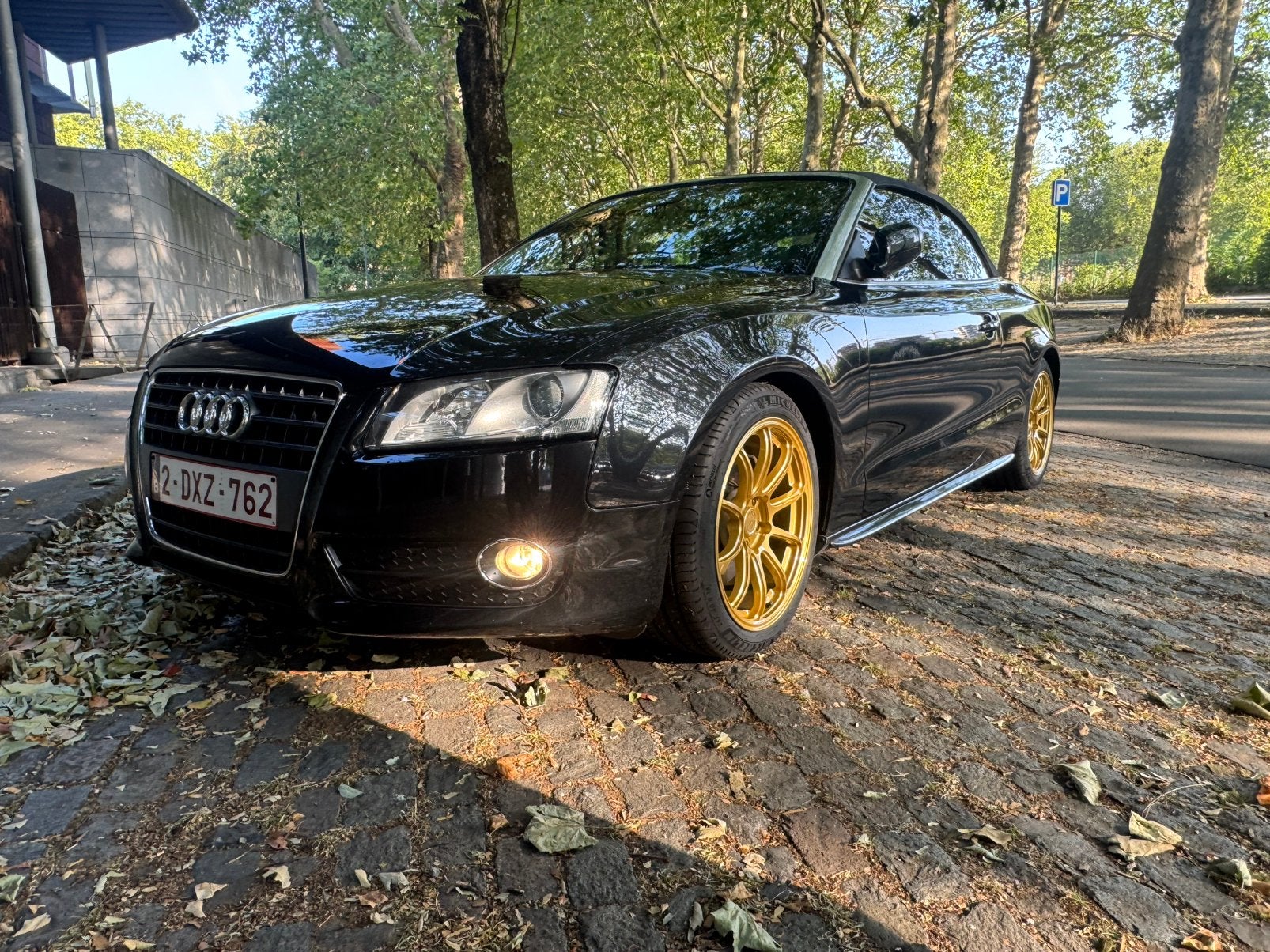 Magnifiqie Audi A5 Cabriolet 2.0 TFSI, Auto's, Voorwielaandrijving, Cabriolet, Zwart, Leder