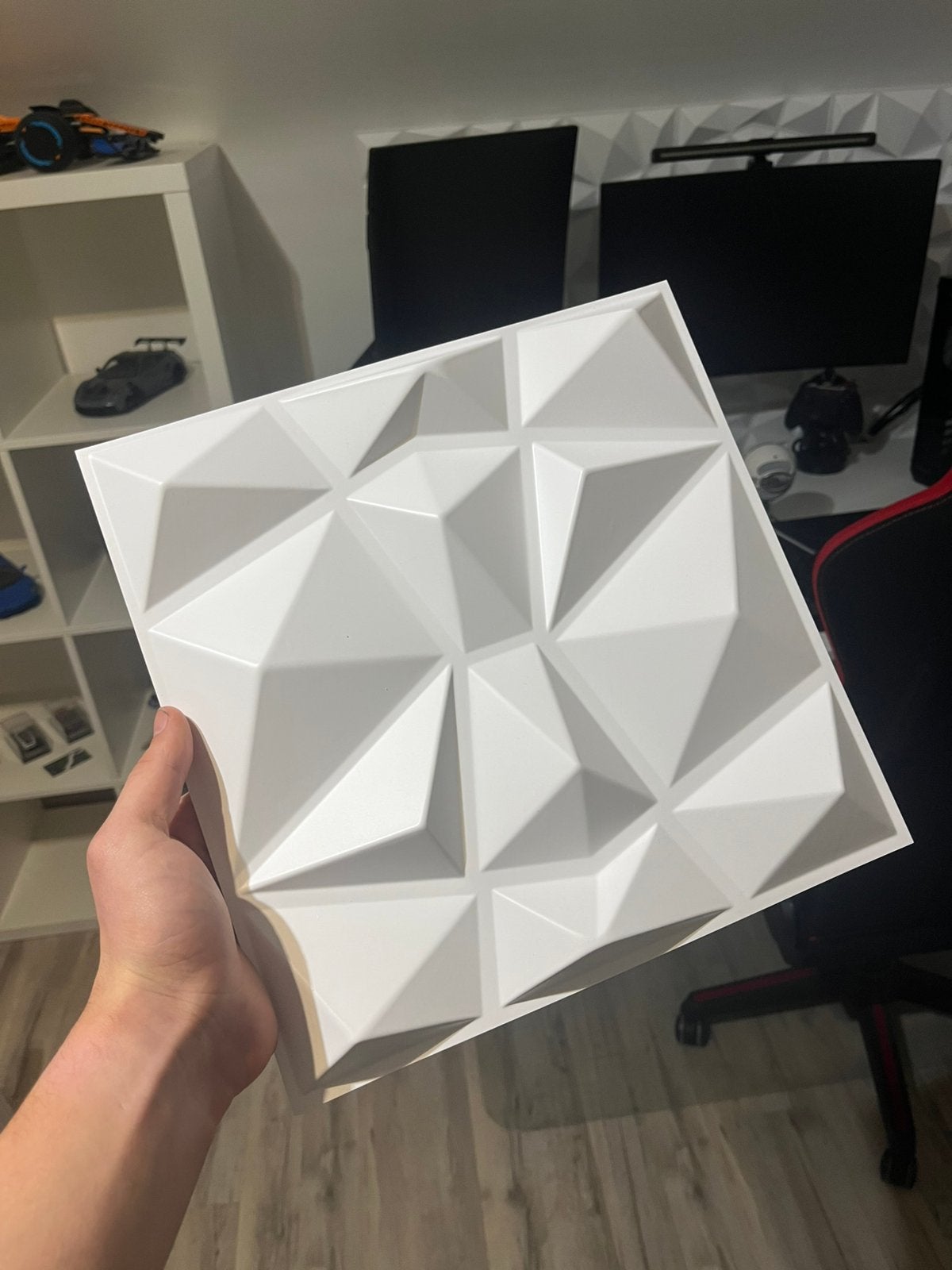 19 Panneaux muraux / décoratif / 3D / PVC / Blanc, Bricolage & Construction, Enlèvement ou Envoi, Neuf
