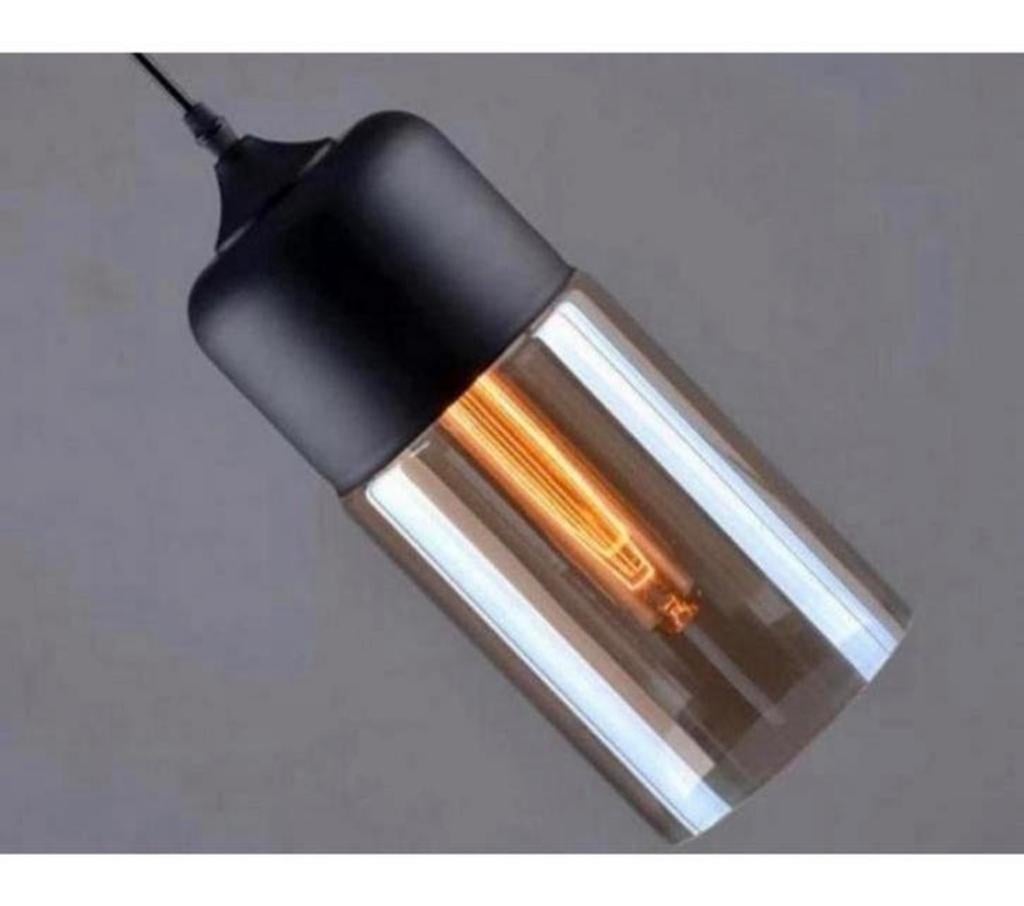 Hanglamp E27 Zwart Chroom Chrome Metaal Glas 30CM lang Nieuw, Ophalen of Verzenden, Nieuw, Glas, Design