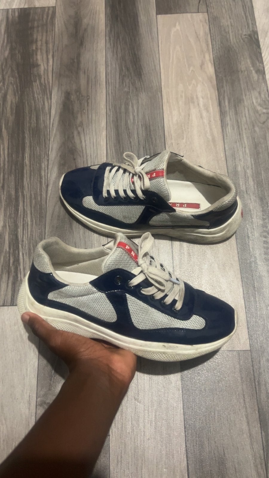 America prada cup, Ophalen of Verzenden, Gedragen, Blauw