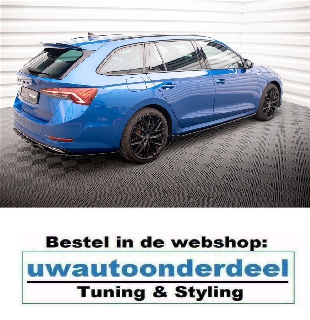 Maxton Design Spoiler Splitter Lip Voor Octavia MK4 Sportlin, Envoi