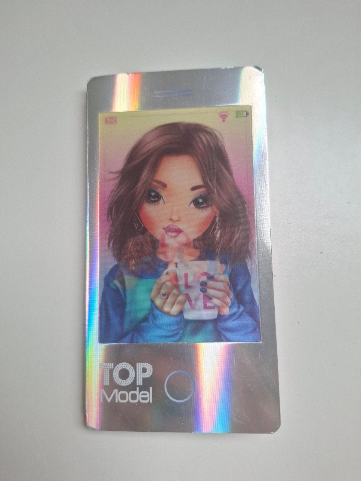 TopModel schriftje in de vorm van een telefoon, Kinderen en Baby's, Ophalen, Zo goed als nieuw, Meisje
