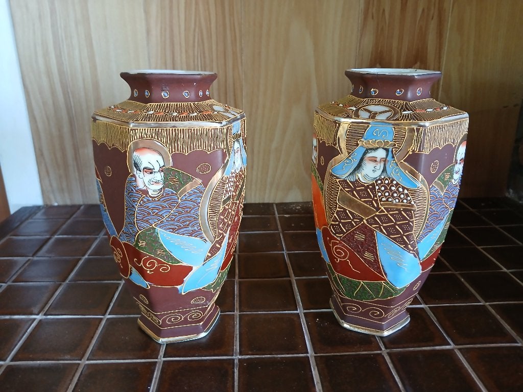 2 antieken vazen,in perfecte staat 24cm, Antiek en Kunst, Ophalen of Verzenden