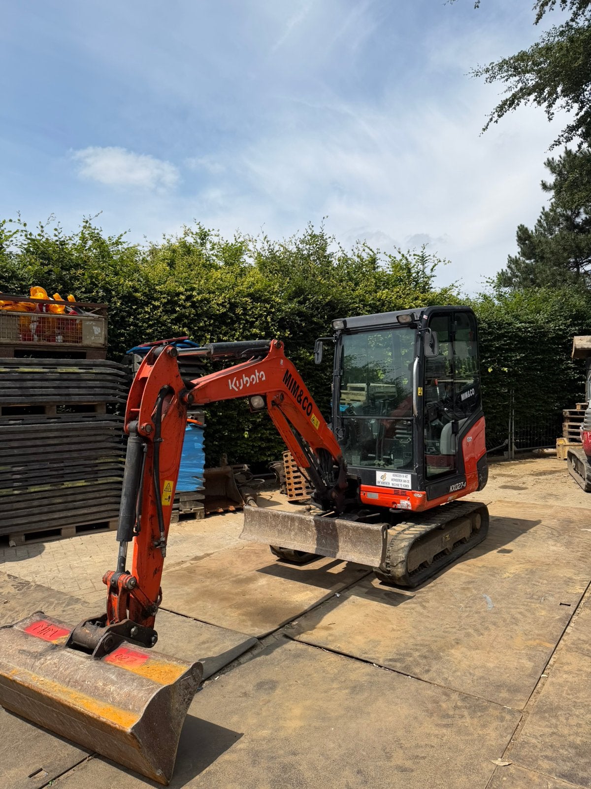 Kubota kx 027-4 + kx 037-4, Articles professionnels, Enlèvement