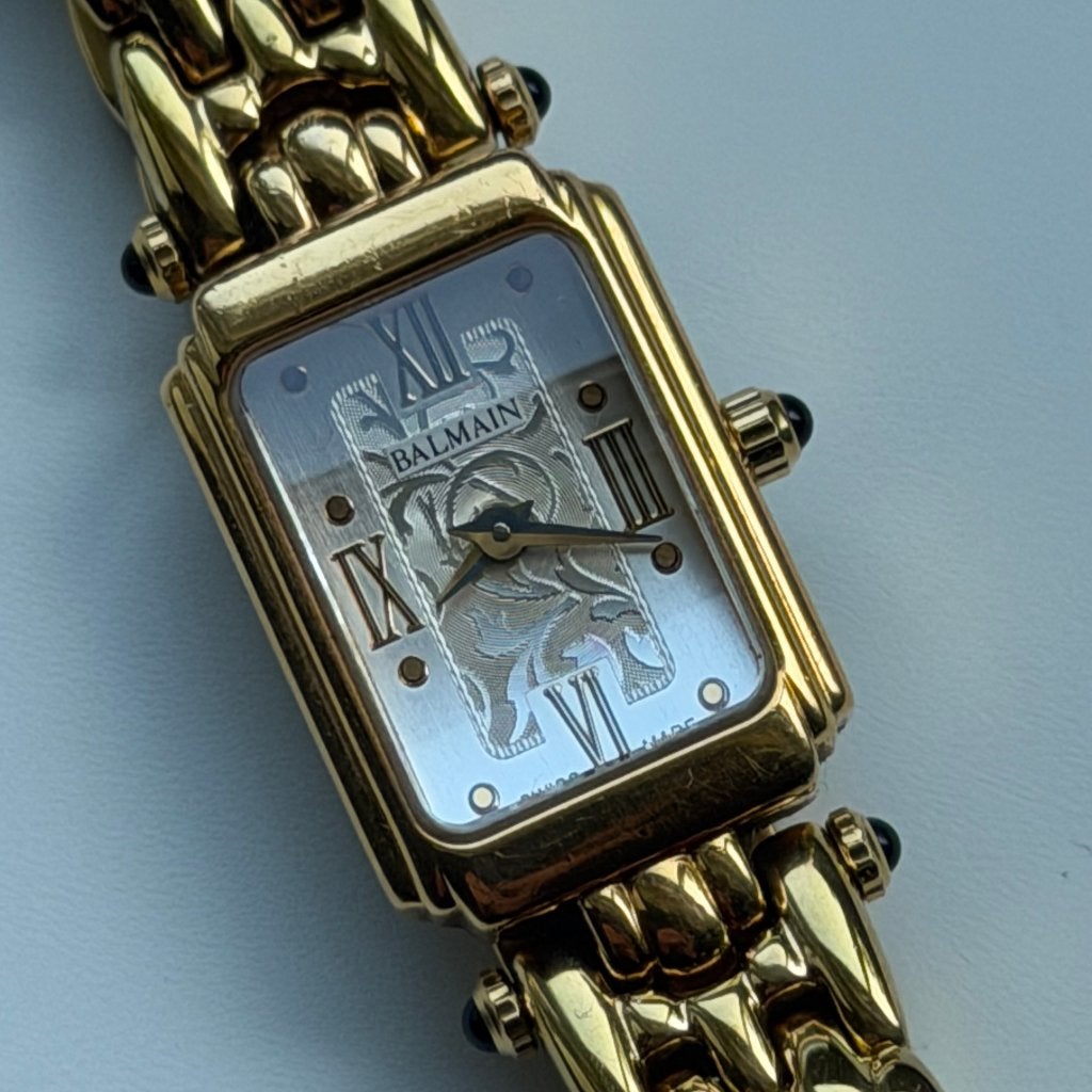 Pierre Balmain Montre rectangulaire pour femme - 16 mm, Montre-bracelet, Enlèvement ou Envoi, Acier, Utilisé
