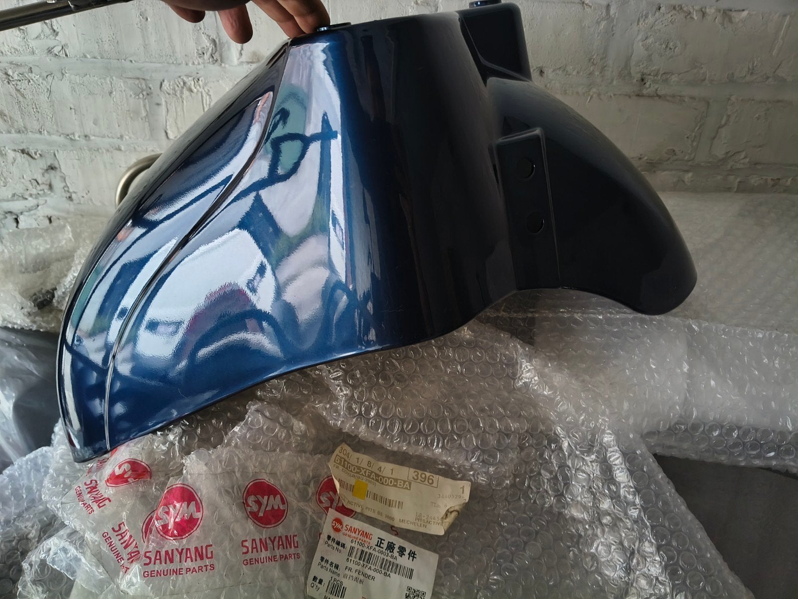 Nieuw/origineel SYM Fiddle 3 voorkap, Motoren, Ophalen of Verzenden