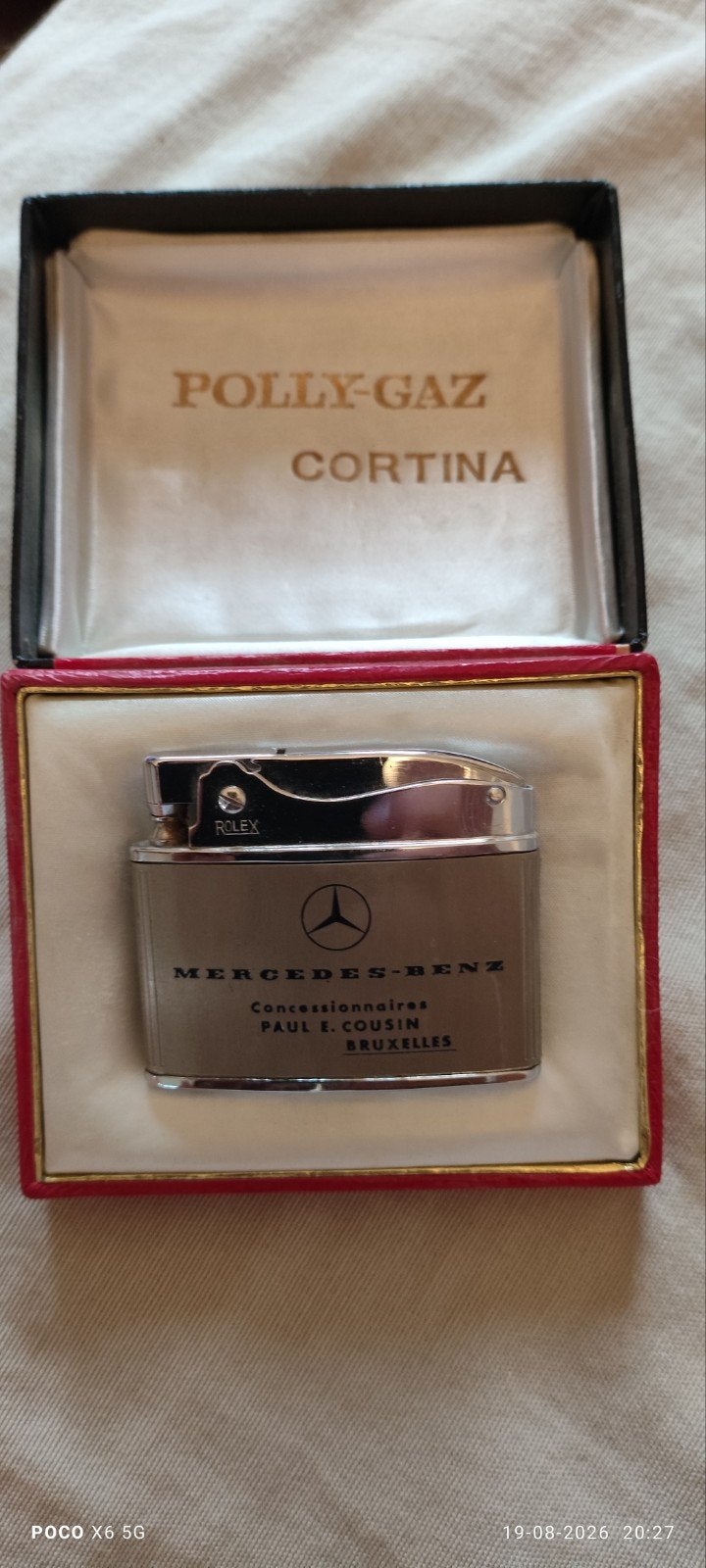 Briquet à gaz vintage Polly-Gaz Cortina Mercedes-Benz, Collections, Articles de fumeurs, Briquets & Boîtes d'allumettes, Enlèvement ou Envoi