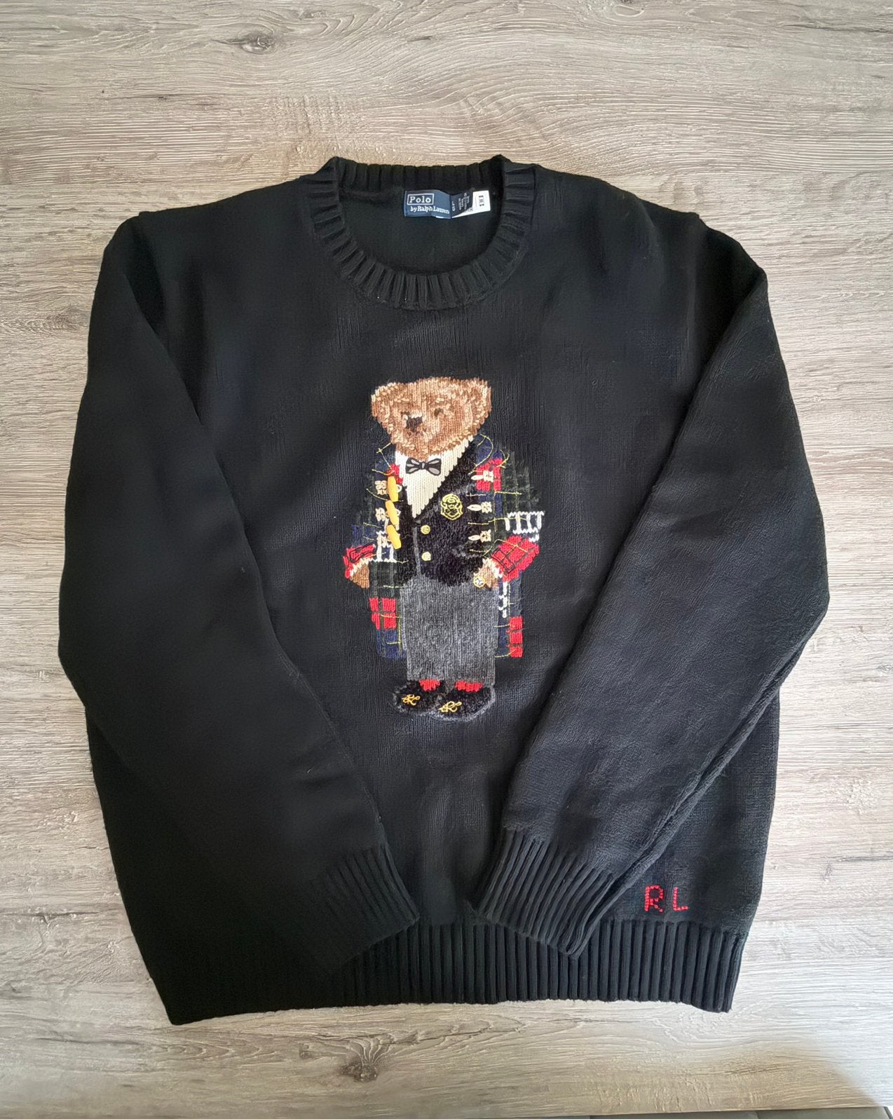 Ralph Lauren Polo zwarte trui maat L, Kleding | Heren, Ophalen of Verzenden, Nieuw, Maat 52/54 (L), Zwart