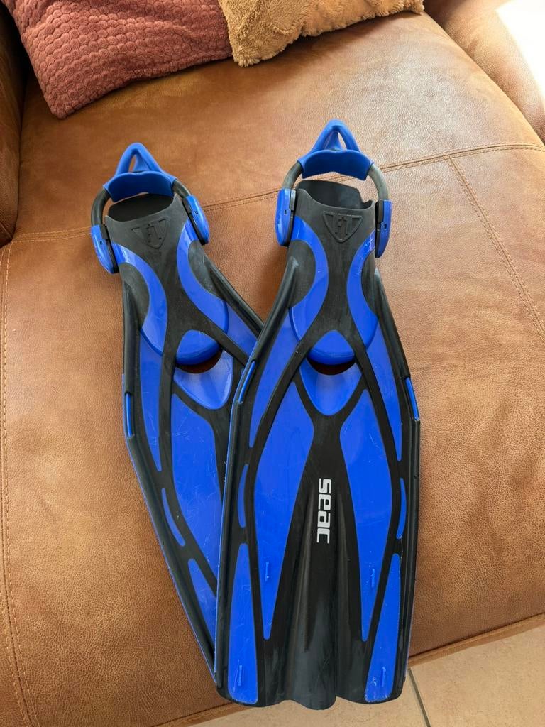 Seac fins F1 S Blue S/M, Sports nautiques & Bateaux, Plongée, Enlèvement, Utilisé