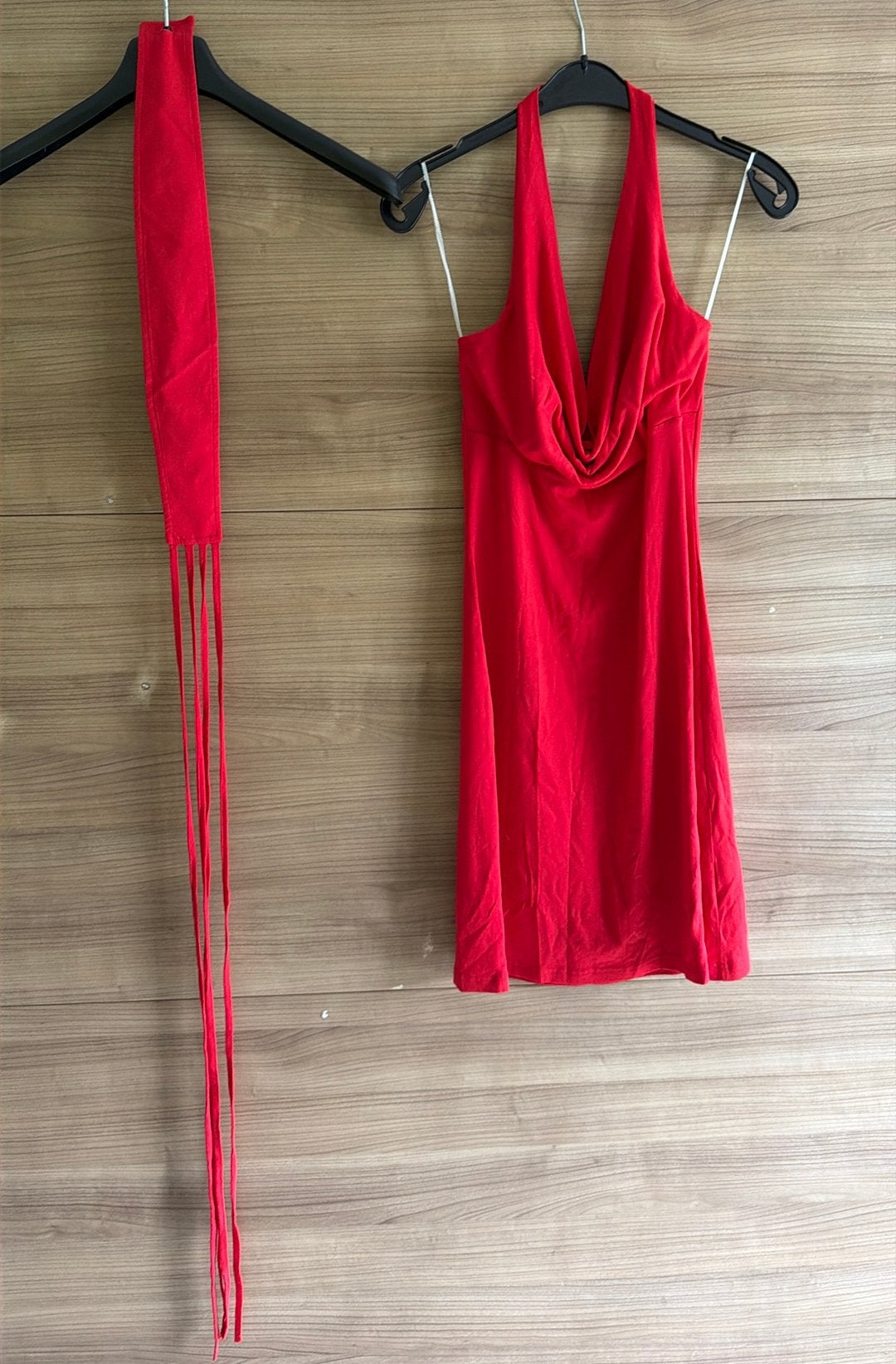 Rood kleed SORA by Jbc maat 40, Kleding | Dames, Jurken, Ophalen of Verzenden, Zo goed als nieuw, Maat 38/40 (M), Rood