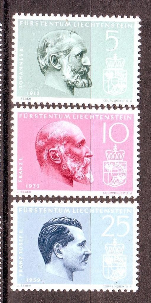 Postzegels Liechtenstein (5) : tussen nr. 367 en 853 / LP, Enlèvement ou Envoi, Autres pays, Non oblitéré