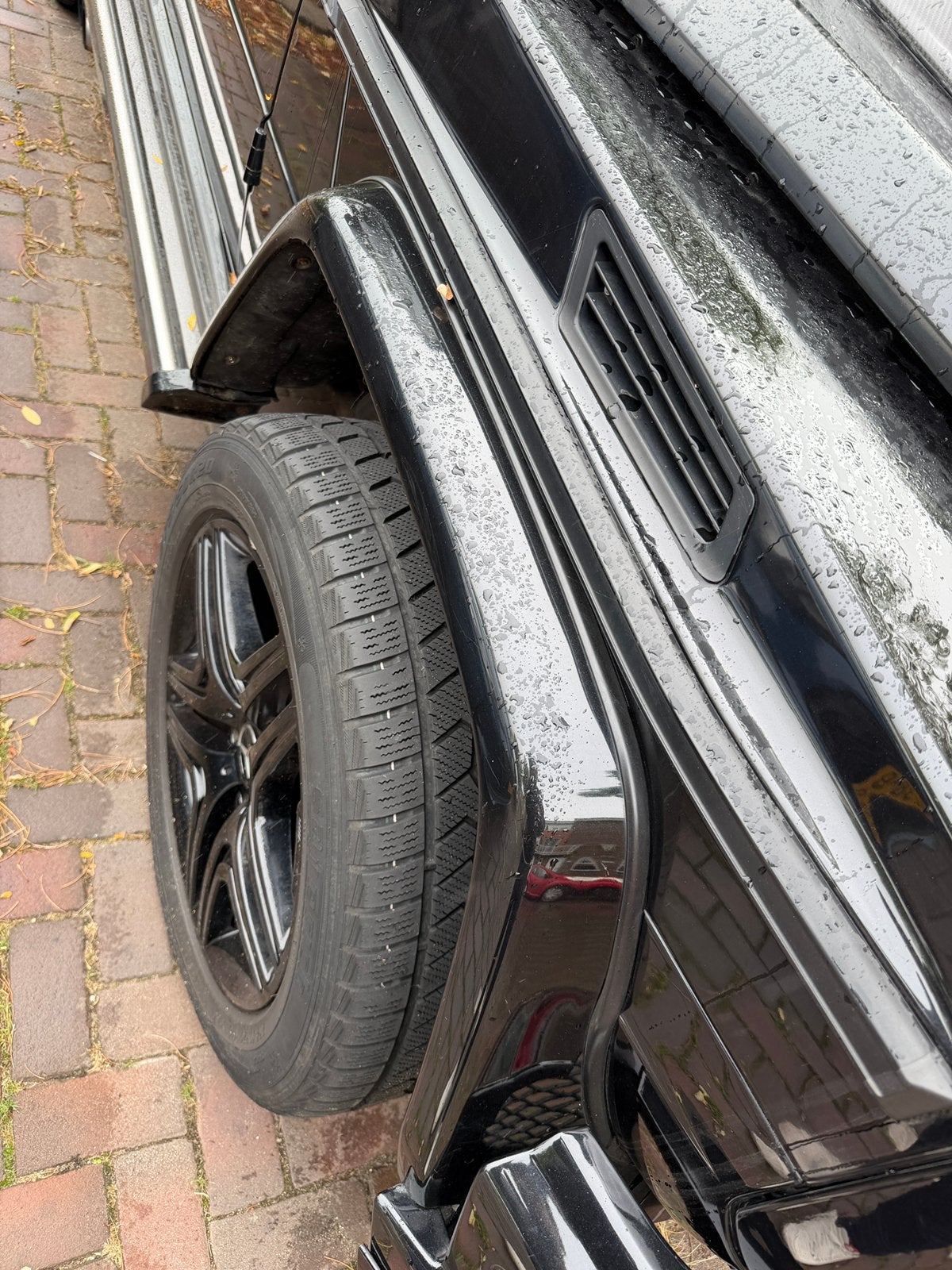 Mercedes g klasse w463 spatbordverbreders, Ophalen