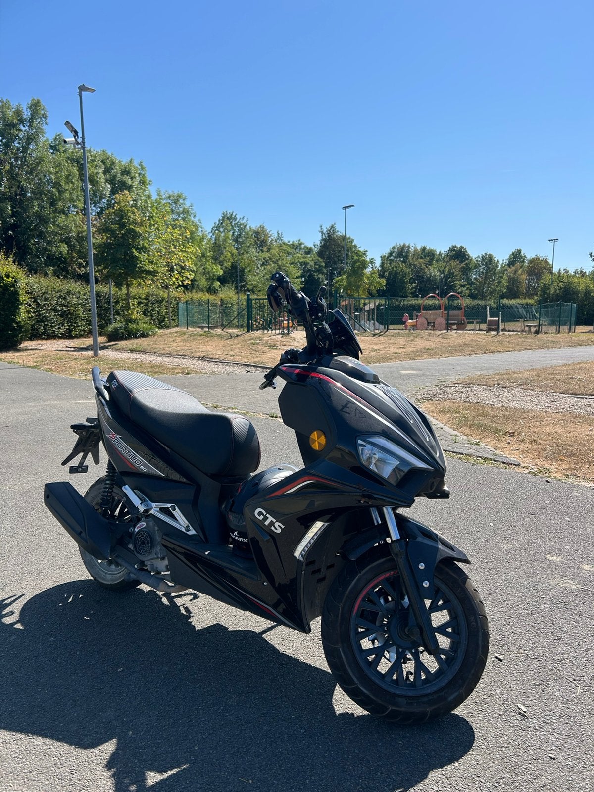 GTS Sportivo 50cc 4t, Vélos & Vélomoteurs, Scooters | Marques Autre, Comme neuf, Classe B (45 km/h), Enlèvement, Essence