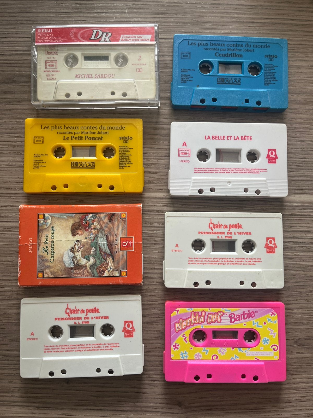 Set audiocassettes - jaren 1990-2000 - Collector, Cd's en Dvd's, Cassettebandjes, Ophalen of Verzenden, Zo goed als nieuw
