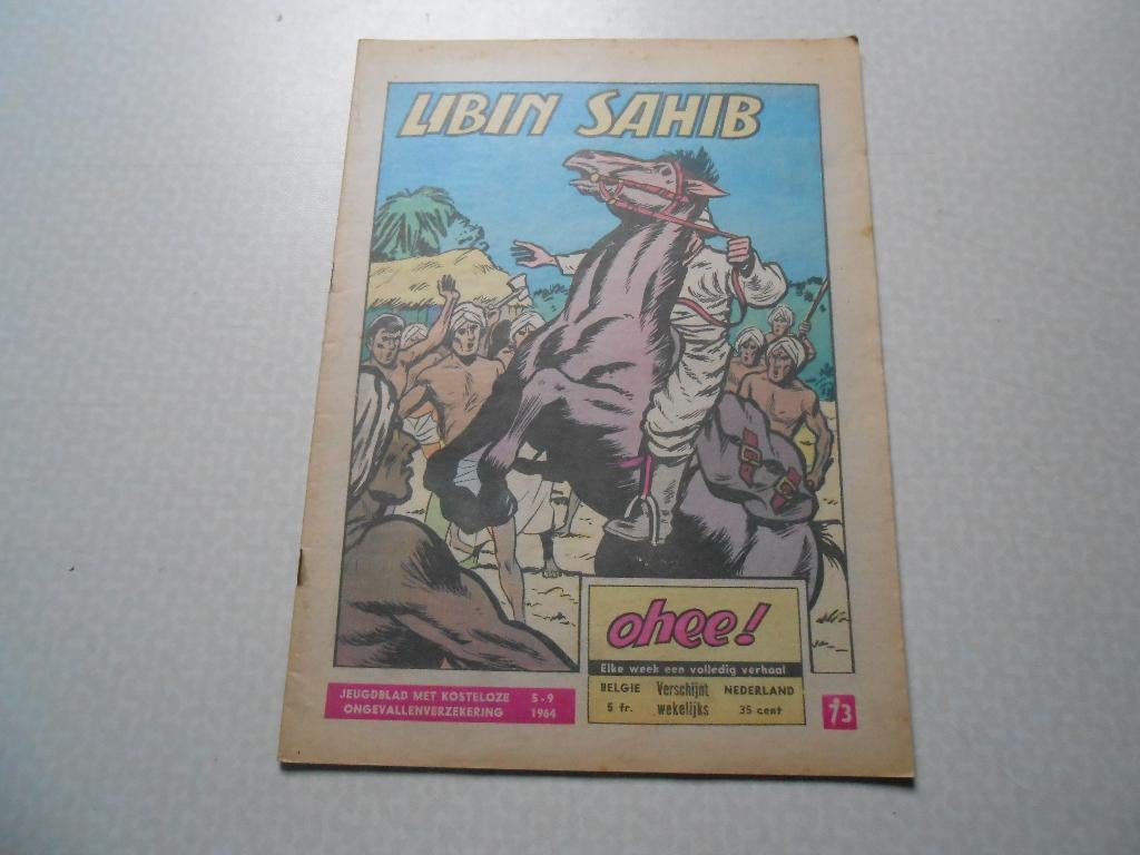 Ohee 73 Libin Sahib 1964., Enlèvement ou Envoi, Une BD, Jef Nys., Comme neuf