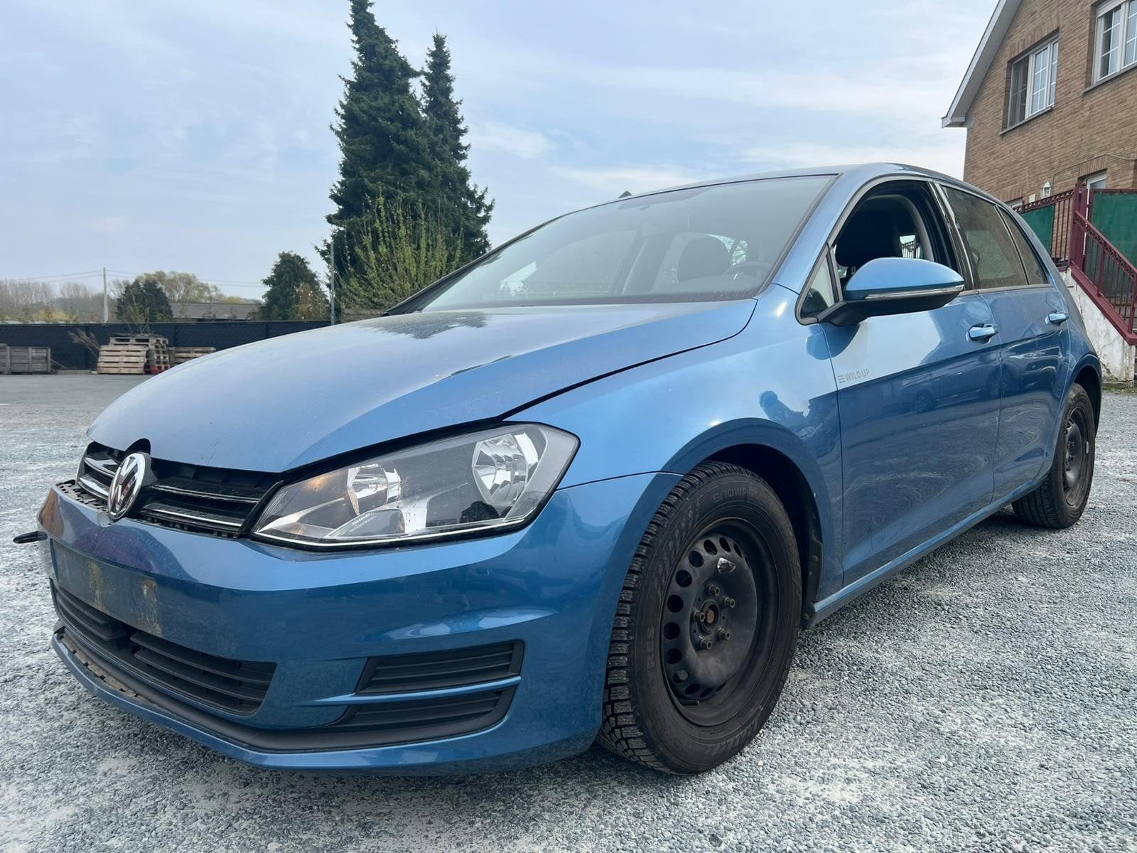 VOLKSWAGEN GOLF 1.2I, Auto's, Start-stop-systeem, Euro 5, Stof, Zwart