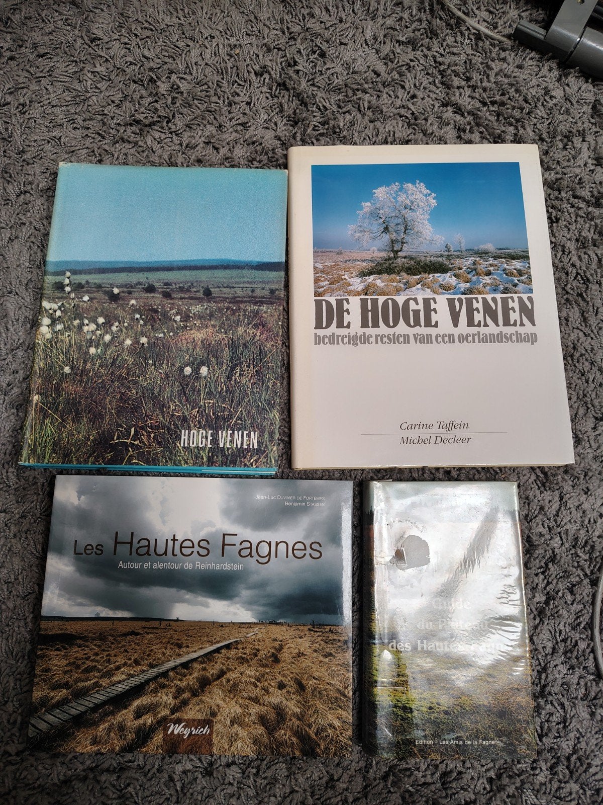 4 boeken De Hoge Venen / Les Hautes Fagnes, Livres, Enlèvement ou Envoi
