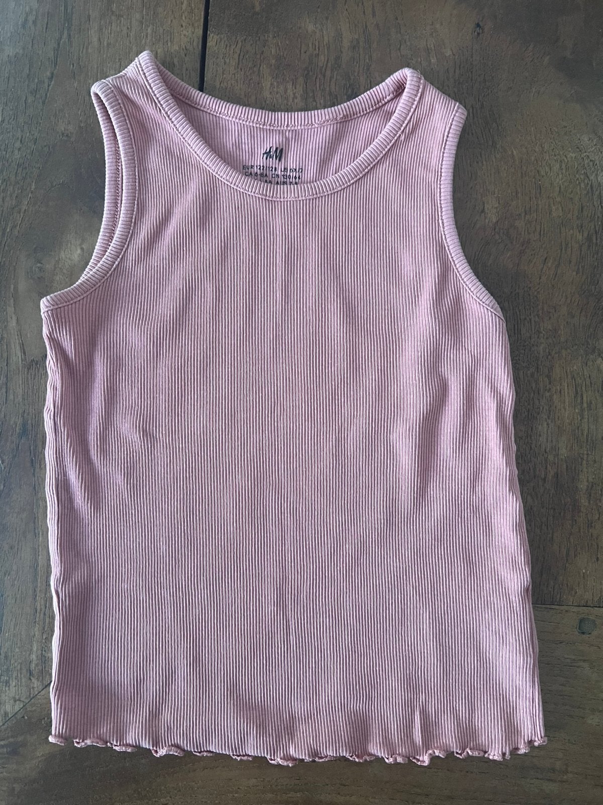 Topje roze H&M - maat 122/128, Ophalen of Verzenden, Gebruikt, Meisje, Overige typen