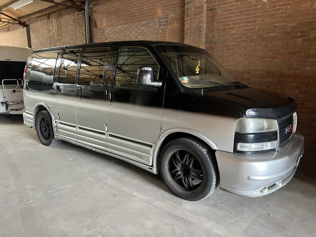 BIEDEN! Dikke GMC Savana 2003 licht vracht bedrijfsauto LPG, Auto's, Automaat, 4 zetels, Achterwielaandrijving, Savana