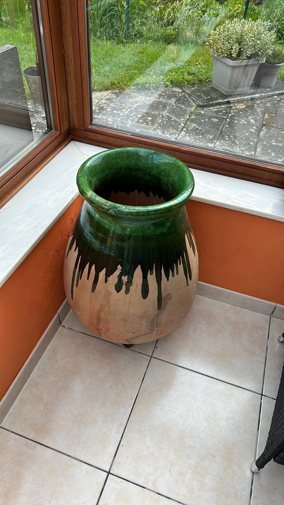 Grand pot provençal, Jardin & Terrasse, Enlèvement ou Envoi, Comme neuf