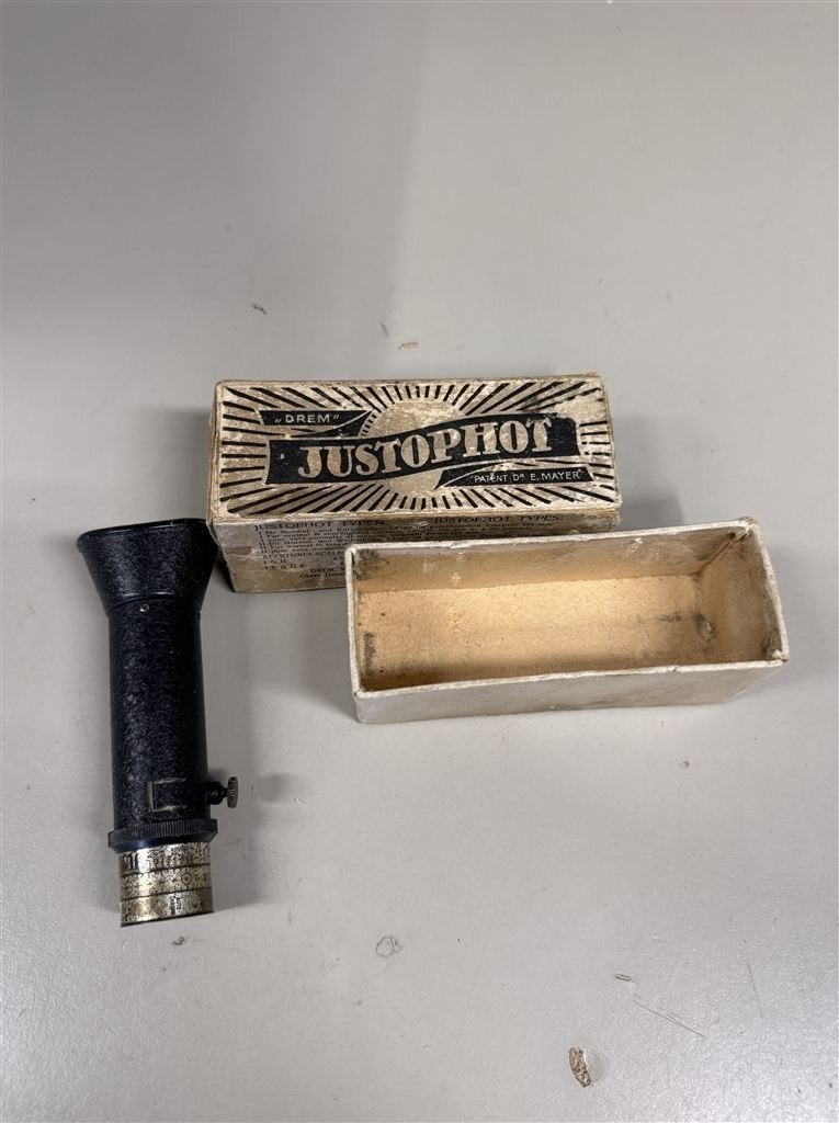 Vintage Justophot Instoscope lichtbelichtingsmeter van Drem, TV, Hi-fi & Vidéo, Matériel d'optique | Microscopes, Enlèvement ou Envoi