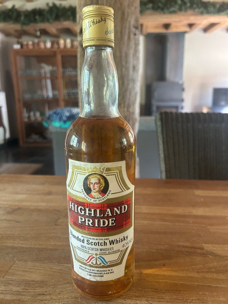 Whisky Highland Pride le 5 décembre 1990 ÉCHANGE !, Enlèvement ou Envoi, Pleine