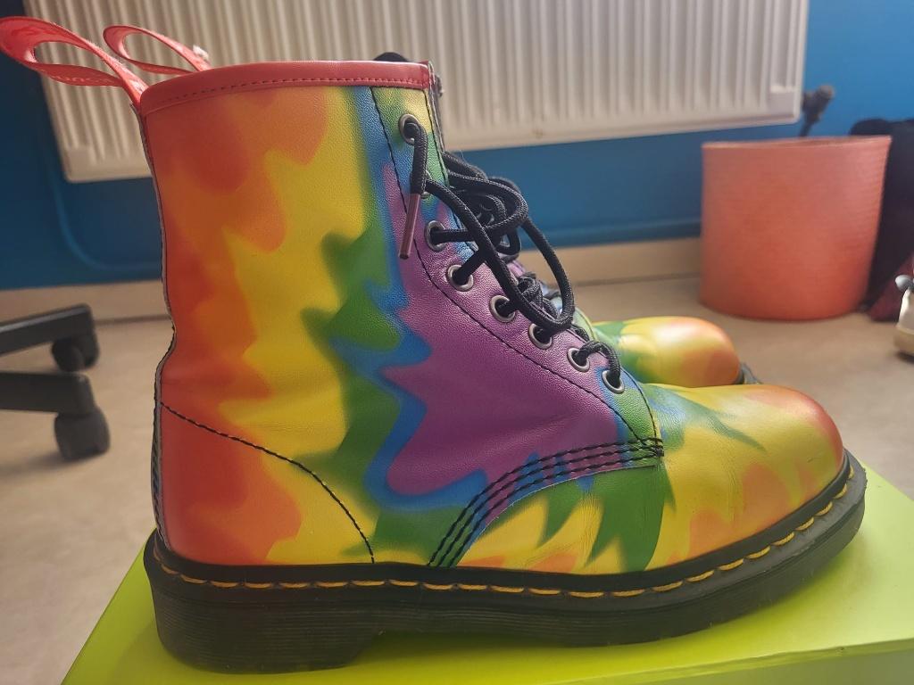 Dr. Martens 1460 Pride Rainbow Veelkleurig — Maat 39, Ophalen, Overige kleuren, Lage of Enkellaarzen, Dr. Martens