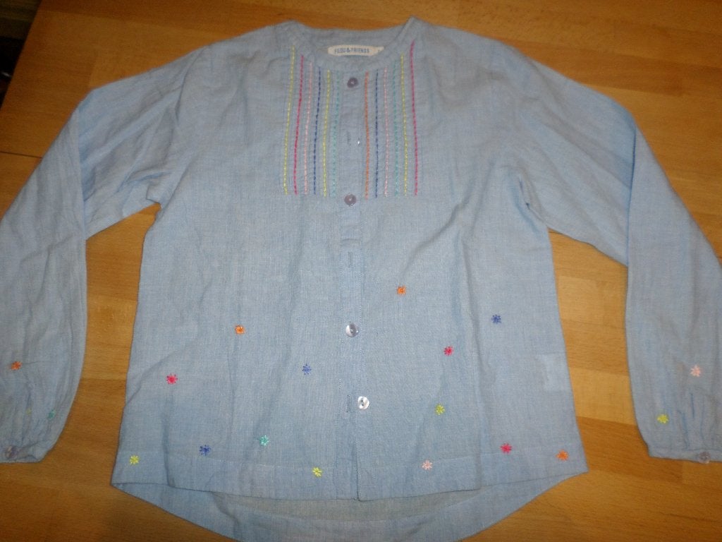 Blouse Filou & Friends : taille 134, Enlèvement ou Envoi, Chemise ou Chemisier, Utilisé, Fille