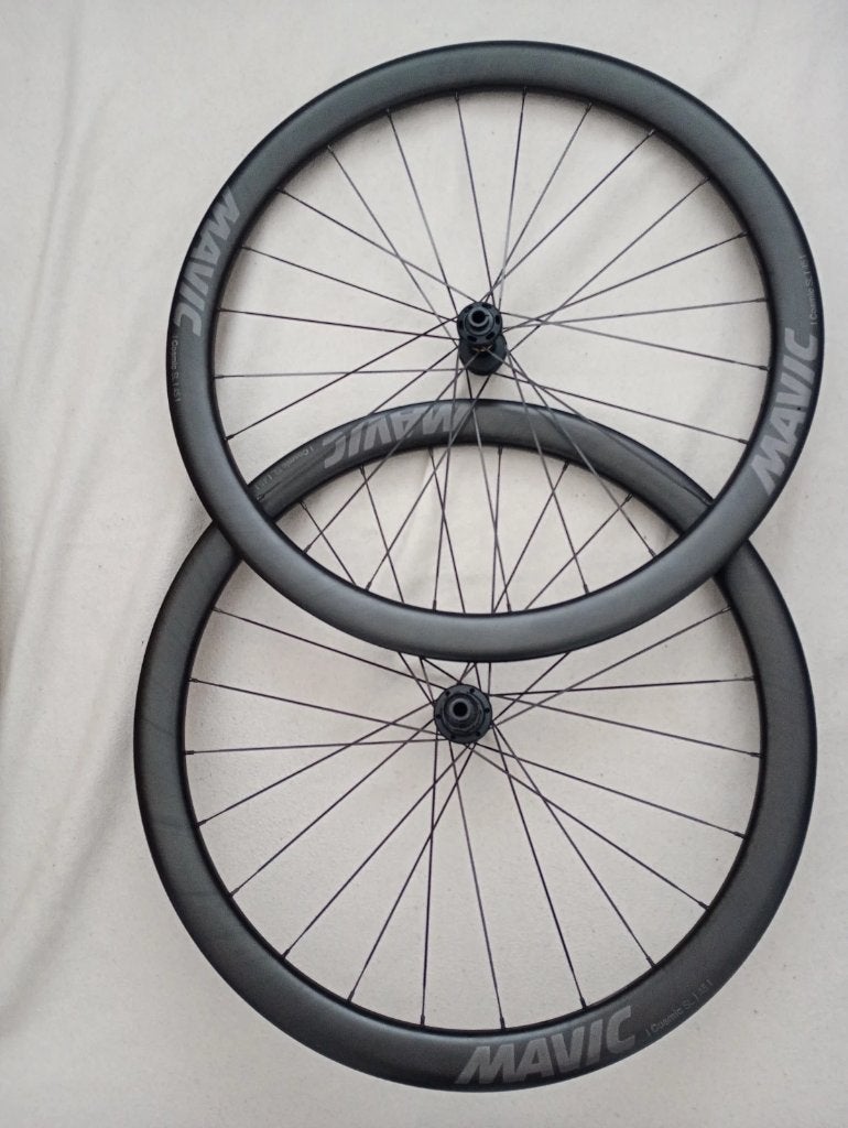 Mavic Cosmic SL 45 Disc wielset, Fietsen en Brommers, Wiel, Gebruikt, Ophalen of Verzenden, Mavic