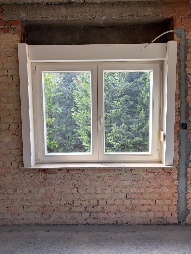8 PVC ramen dubbel glas, Double vitrage, 160 cm ou plus, 120 à 160 cm, Fenêtre de façade ou Vitre