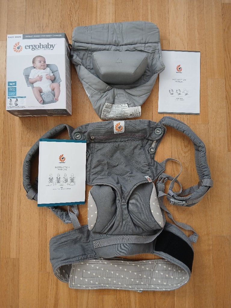 Porte-bébé Ergobaby 360  4 positions + Coussin Easy Snug, Autres marques, Porte-bébé, Enlèvement ou Envoi, Comme neuf