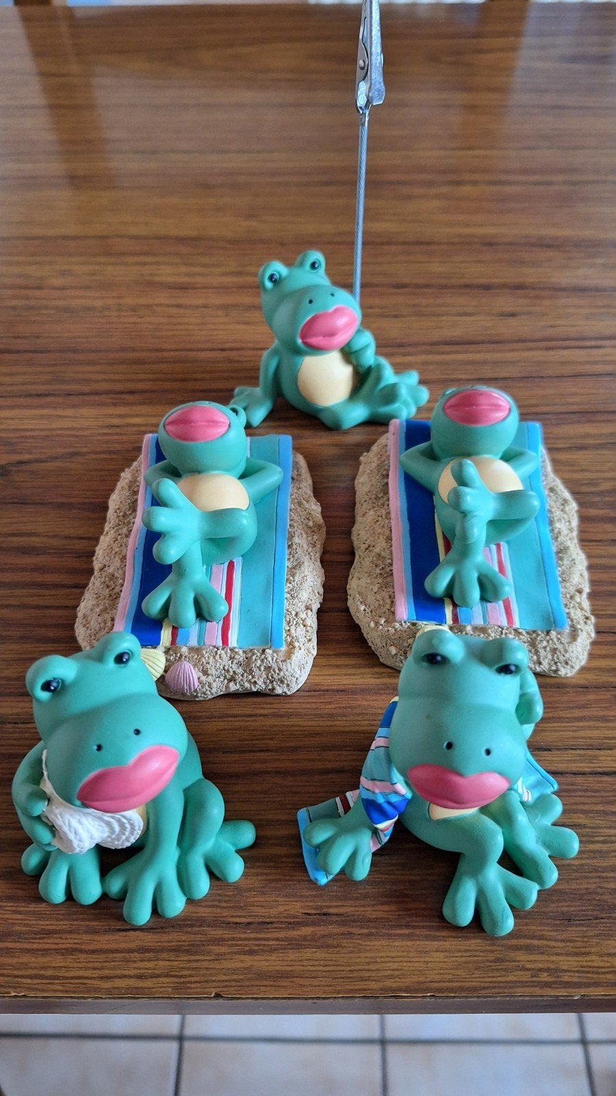 Set Collect Frog 5 pièces de Nici à 10 euros, Enlèvement ou Envoi, Comme neuf, Autres, Statue ou Figurine
