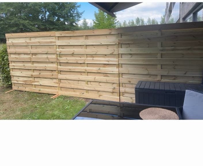 Houten panelen/ schutting, Ophalen, Zo goed als nieuw