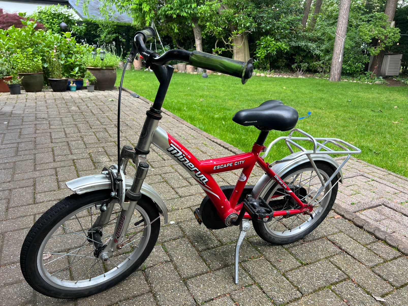 Kinderfiets Minerva 20 inch, Fietsen en Brommers, Ophalen, Gebruikt, Versnellingen, Schijfrem