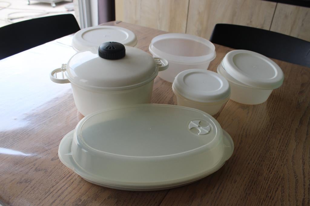potten en schalen voor microgolf of stomer, Ophalen of Verzenden, Gebruikt, Overige materialen, Overige typen