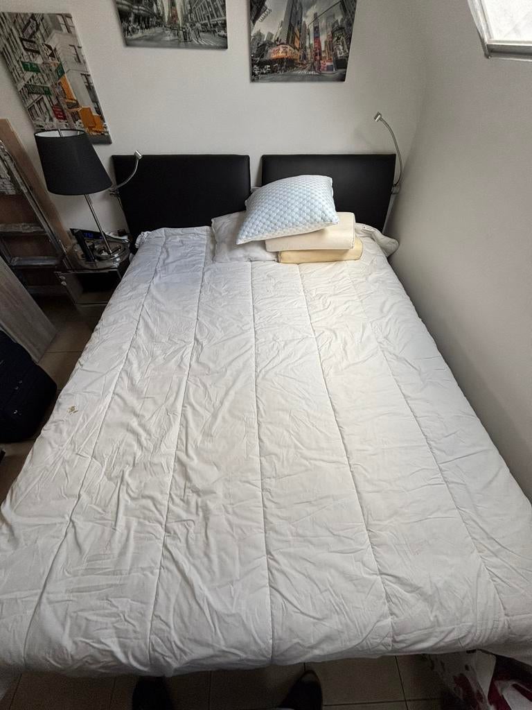 Boxspring voor matras 200 x 160, Huis en Inrichting, Ophalen, Gebruikt, Tweepersoons, Overige maten