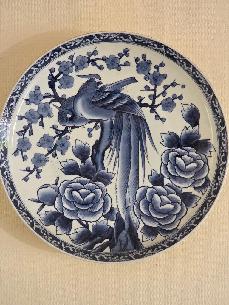 Decoratief porseleinen wandbord in Imari-stijl, Ophalen