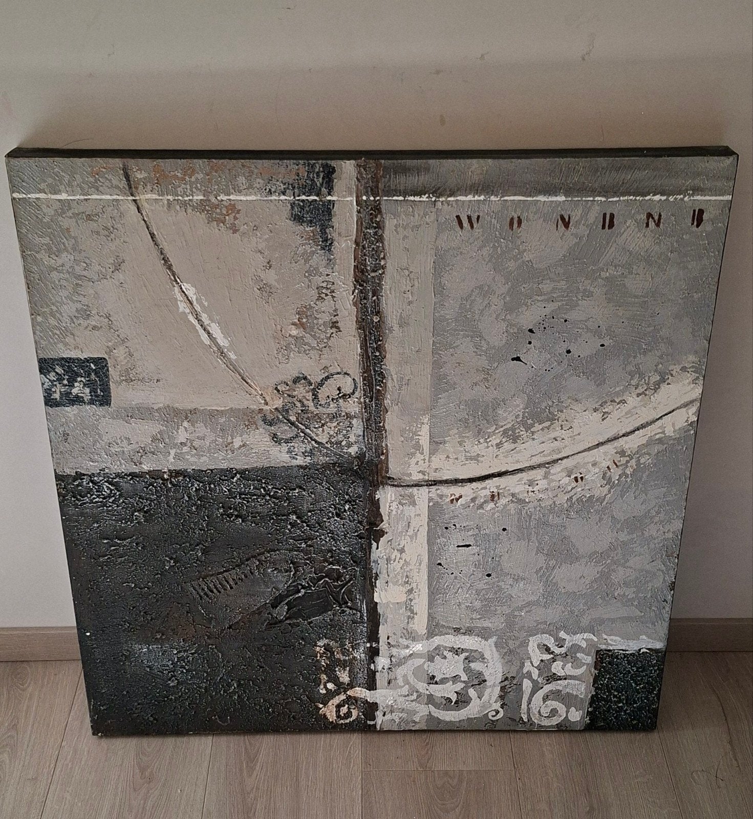 Groot decoratief kader 8080, Ophalen