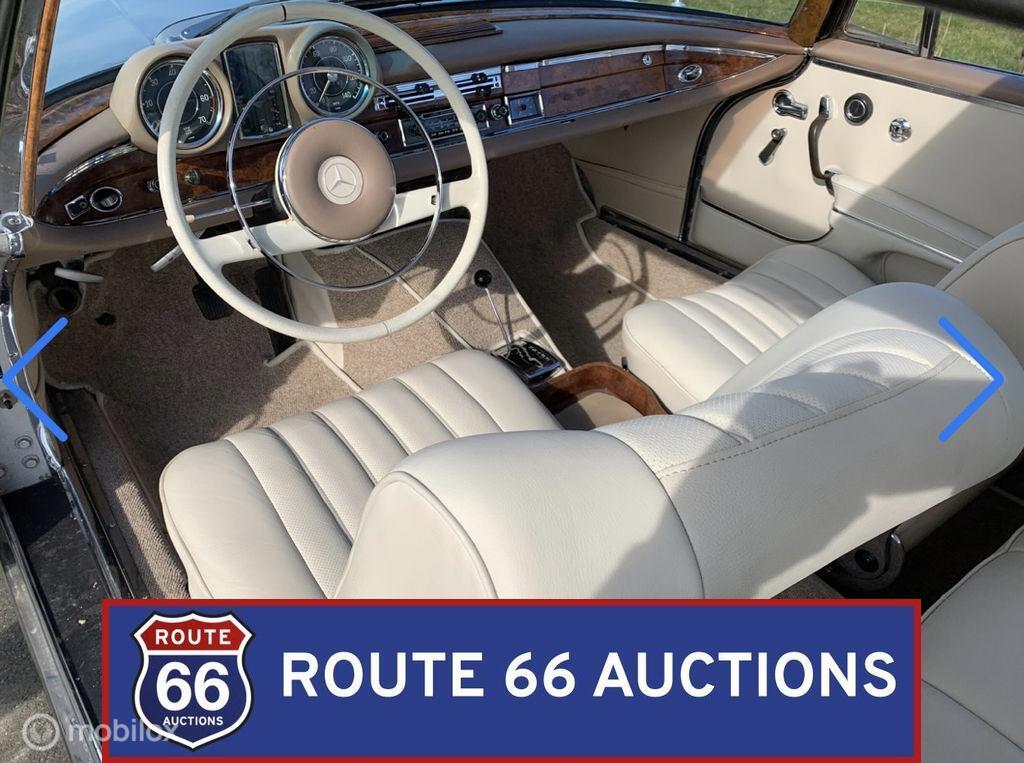 Mercedes-Benz 220 SEb Coupe | 1962 | Route 66 Auctions, Zwart, Mercedes-Benz, Bedrijf, Handgeschakeld
