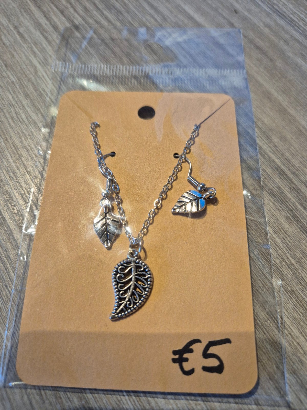 Oorbellen met bijpassende ketting, Bijoux, Sacs & Beauté, Boucles d'oreilles, Envoi, Argent, Argent