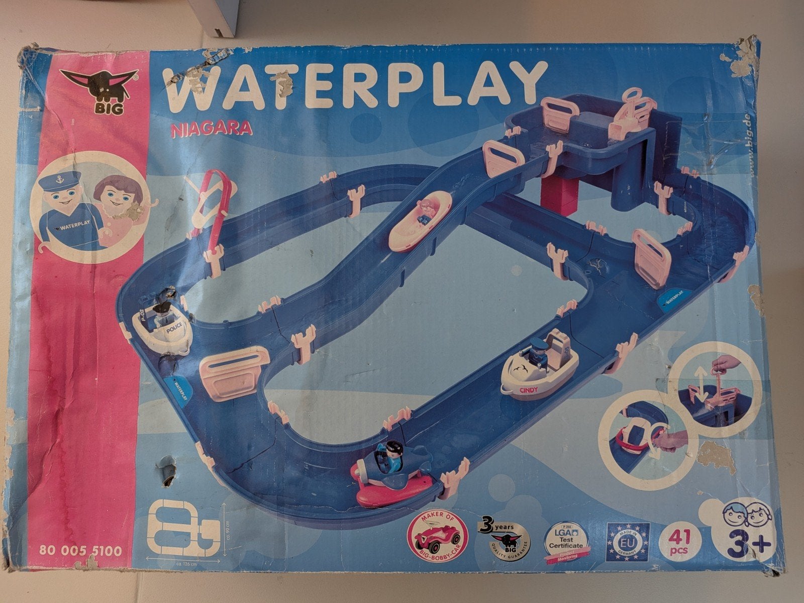 BIG Waterplay Niagara Water Track Set, Ophalen, Gebruikt