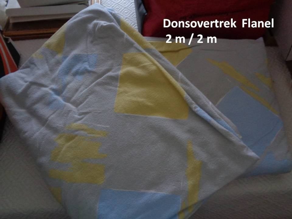 dons overtrek flanel -10 € per stuk, Huis en Inrichting, Ophalen, Gebruikt