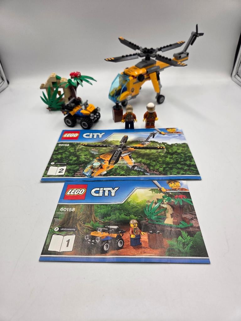 Lego City 60158 Jungle Cargo Helicopter, Ophalen, Zo goed als nieuw, Complete set, Lego