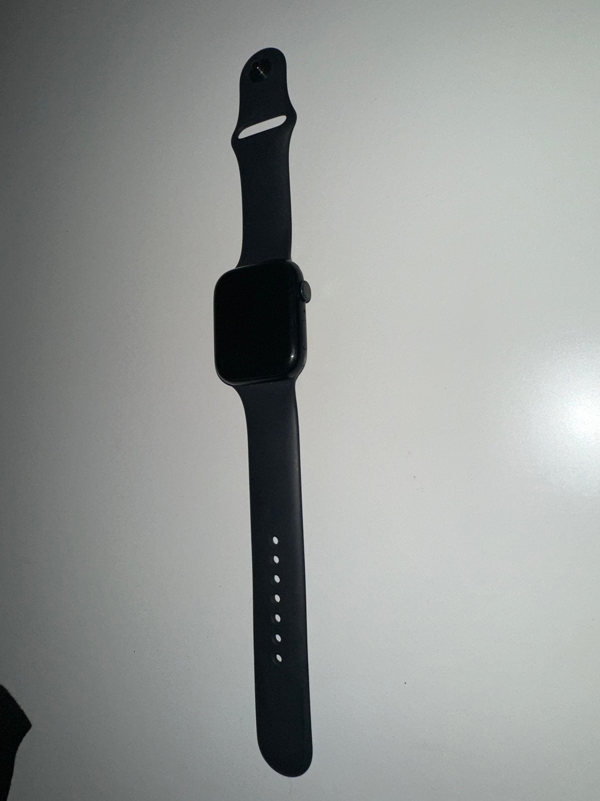 Apple Watch Series 8 45 mm, Handtassen en Accessoires, Smartwatches, Ophalen, Gebruikt, Blauw, IOS