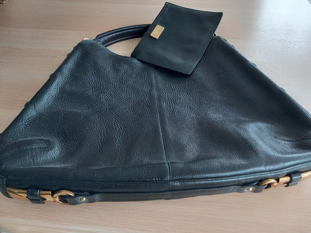 Sac à main Salvatore Ferragamo, Handtassen en Accessoires, Tassen | Damestassen, Ophalen, Zo goed als nieuw, Zwart, Handtas